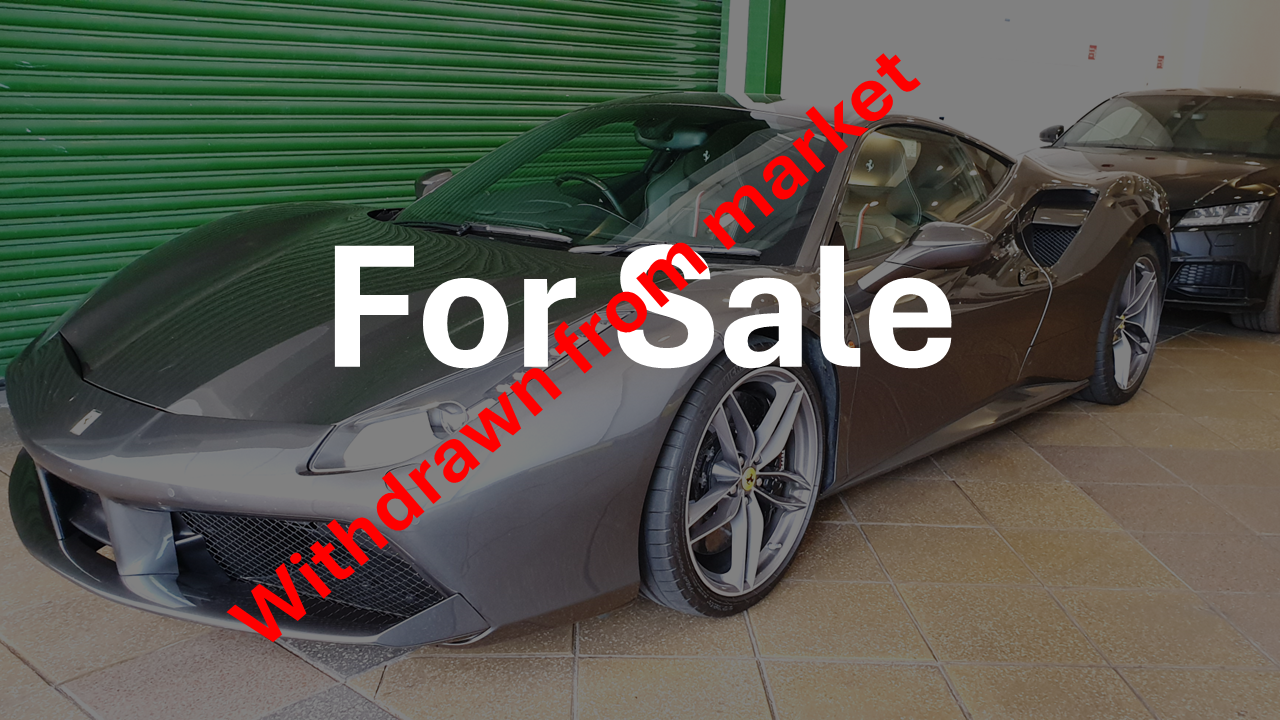 Ferrari withdrawn from sale.